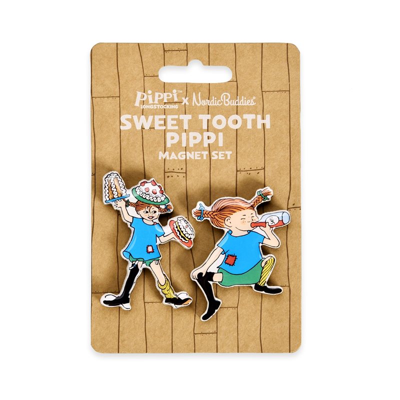 Pippi Långstrump tårta & saft magneter