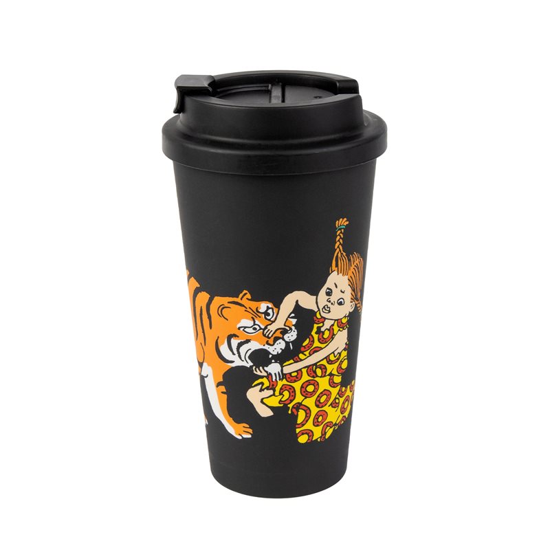 Pippi Långstrump & tiger take away-mugg