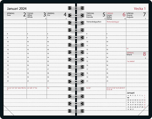Kalender 2024 Executive Refill FSC