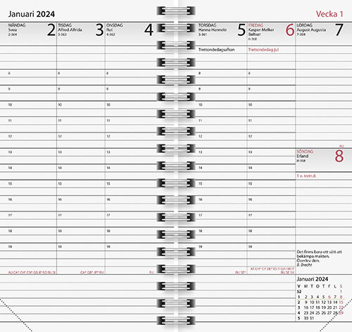 Kalender 2024 ProPlan Nova Manager Refill FSC