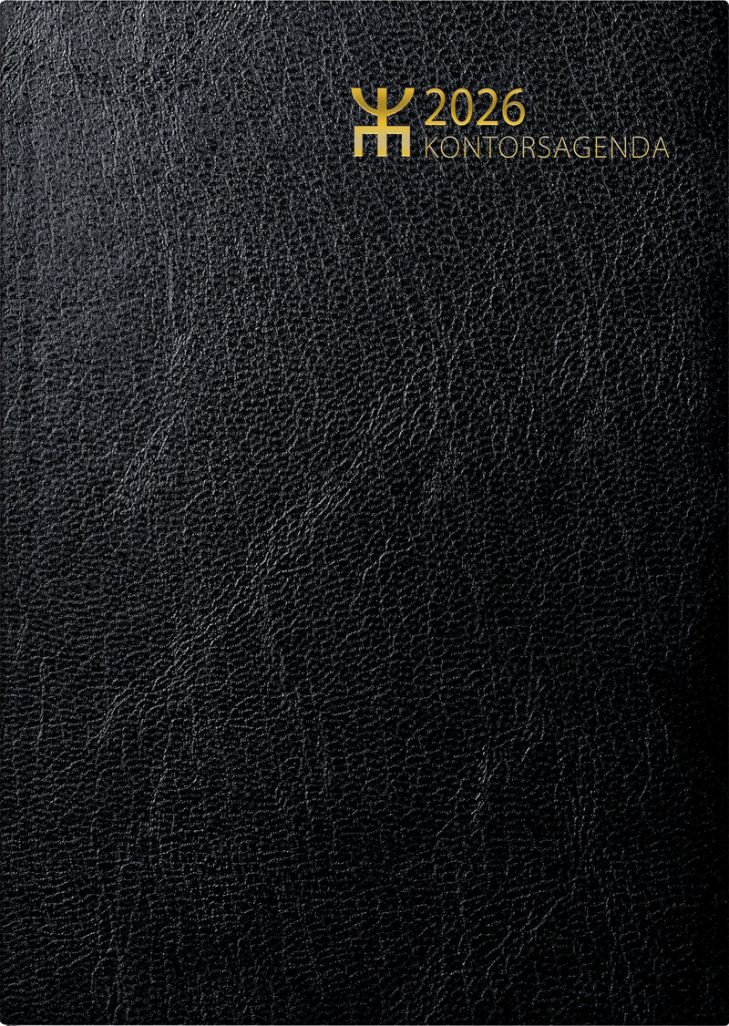 Kontorsagenda Svart FSC
