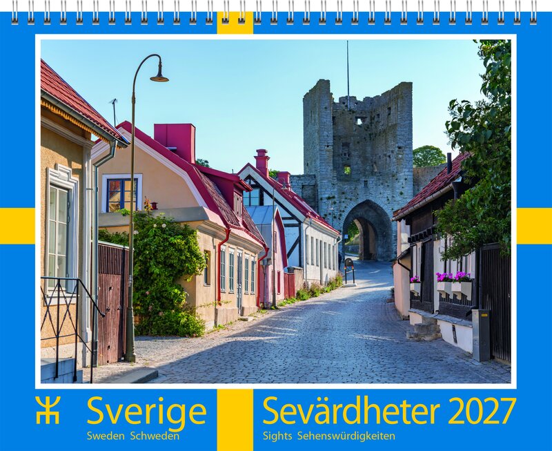Väggkalender - Sverige Sevärdheter FSC