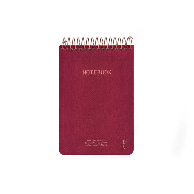 KOZO Anteckningsbok A6 Premium Berry