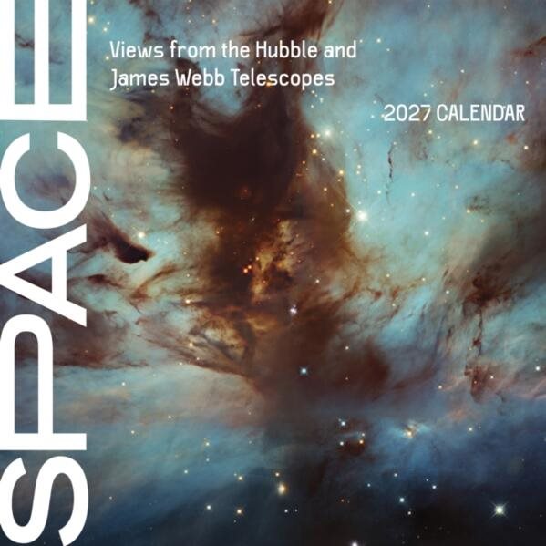 Space: Views from the Hubble and James Webb Telescopes : 2027 Wall Calendar