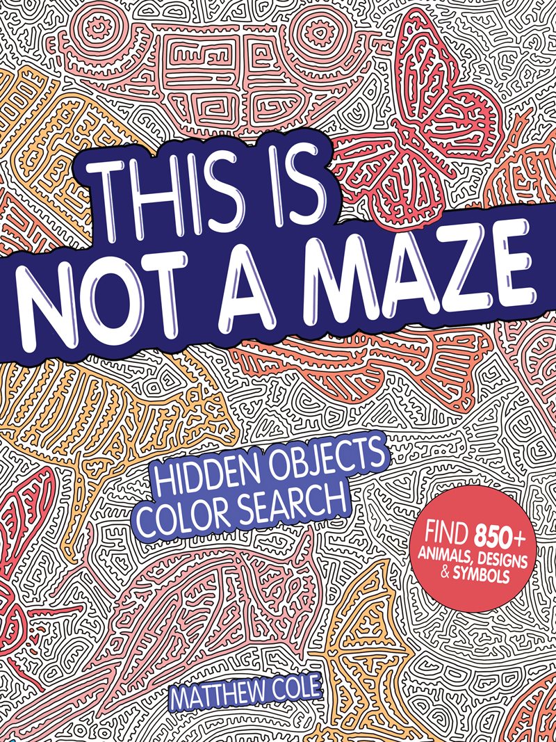 This is not a maze - hidden objects color search. find 850+ animals, design