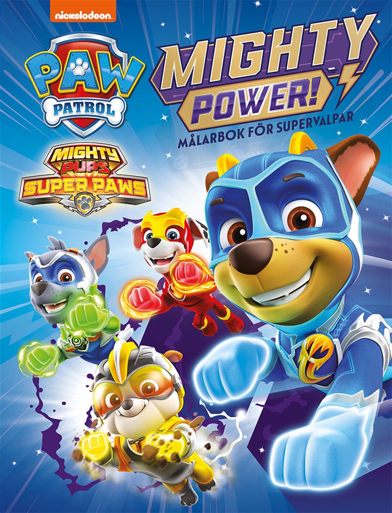 Mighty power! : målarbok för supervalpar