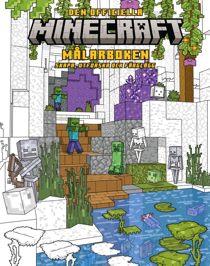Minecraft : Den officiella målarboken - skapa, utforska och f
