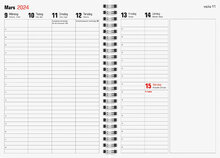 Kalender 2024 A6 Kartong Natur FSC