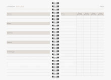 Kalender A5 Gray Marble Almanacksförlaget