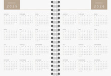 Kalender A6 Gray Marble Almanacksförlaget