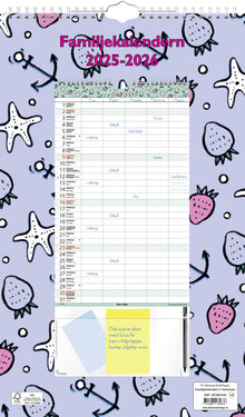 Familjeväggkalender 5 kolumner Almanacksförlaget