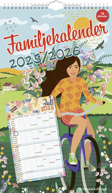 Familjekalender 6 kolumner 18 mån