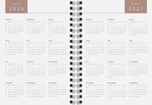 Elevkalender A6 Plain Blue Almanacksförlaget