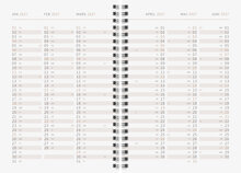 Elevkalender A5 Bloom FSC Almanacksförlaget