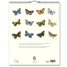 Väggkalender Fjärilar 2024 328x405mm