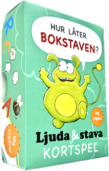 Hur låter bokstaven? : ljuda och stava - Kortspel