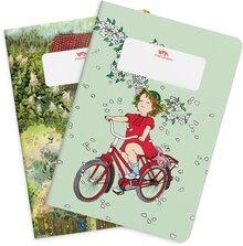 Anteckningsbok Lotta 2-pack Astrid Lindgren & Ilon Wikland